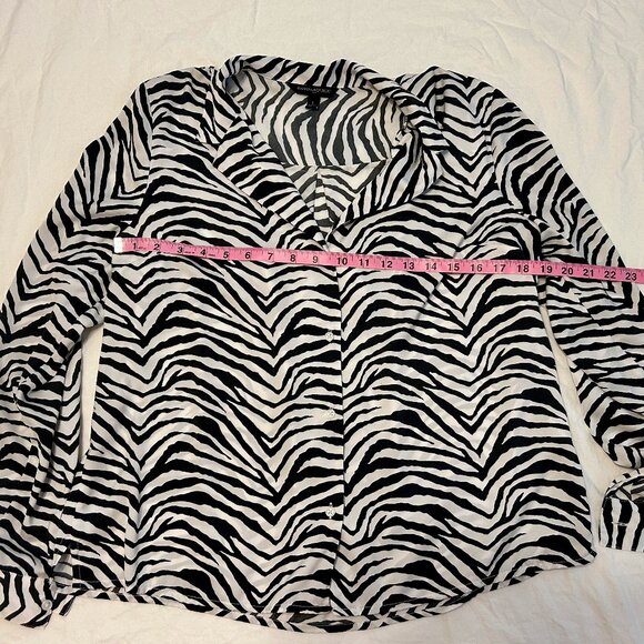 Banana Republic Zebra-Print Blouse - Picture 5 of 6